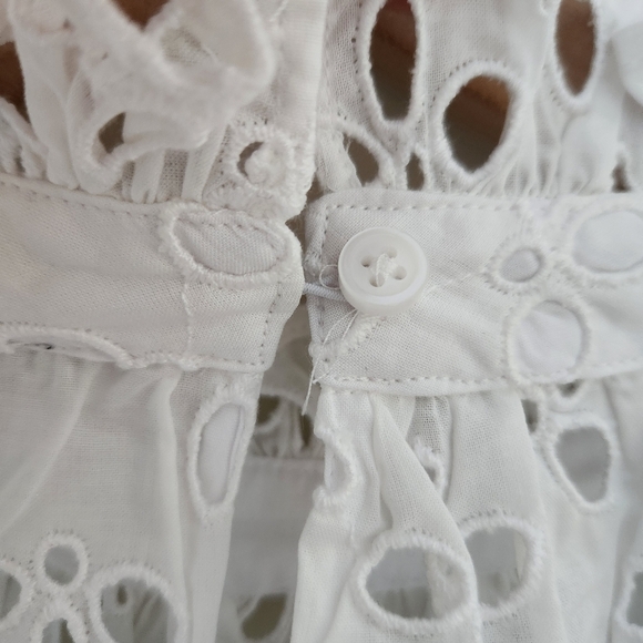 J. Crew White Eyelet Mini Dress - Picture 11 of 15